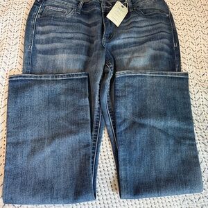 Maurices Mid Rise Slim Boot Blue Jeans